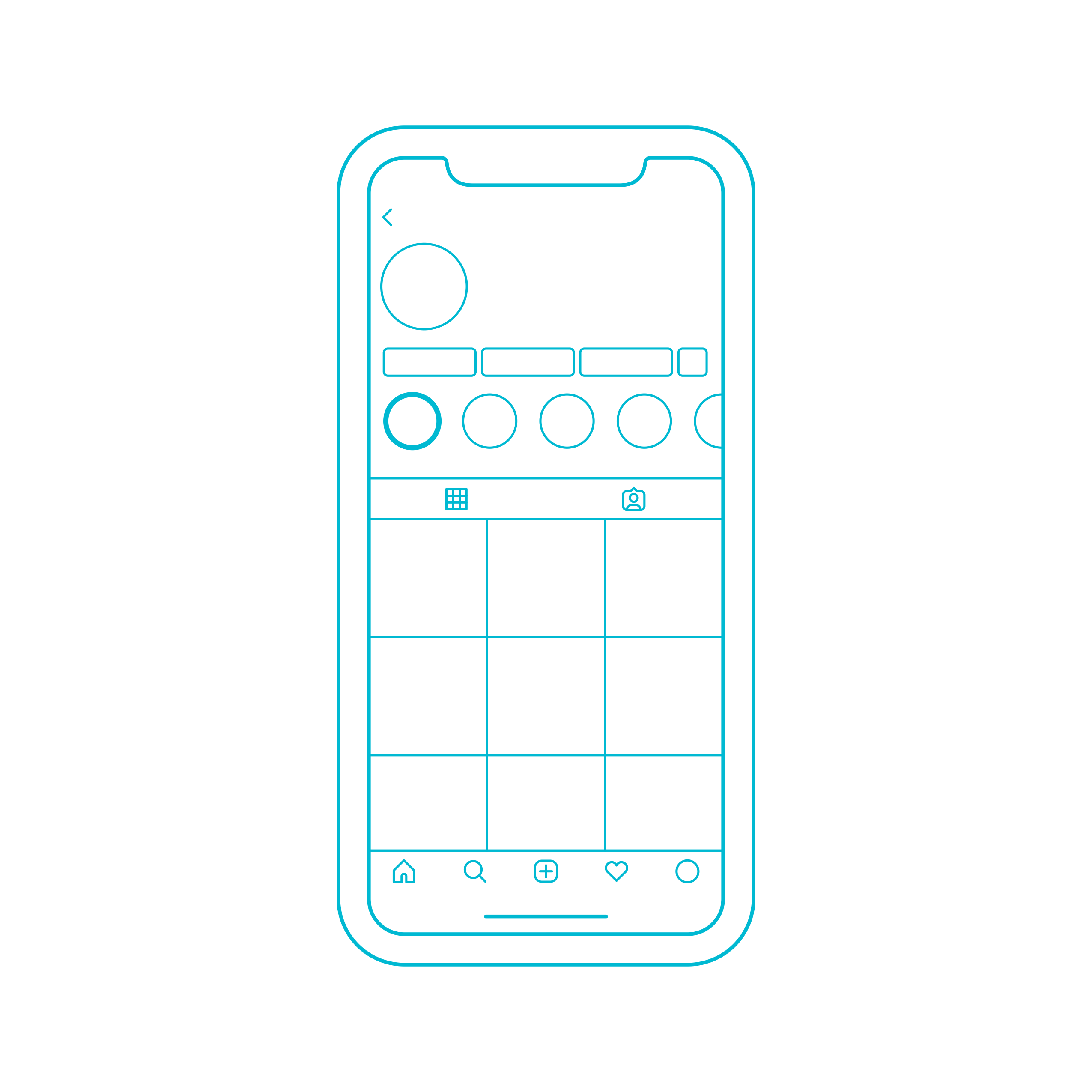 Digital Instagram Stories Thumbnails Editable Svg Line Art Free Vectors